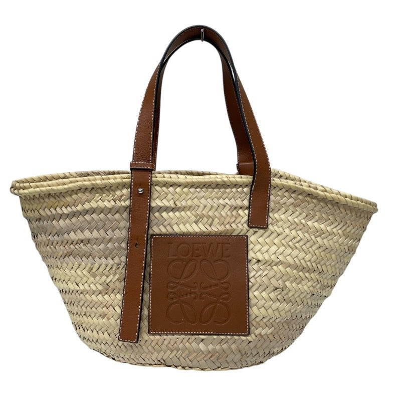 【LOEWE】ロエベ バスケットバッグ ラフィア トートバッグ レディース カゴバッグ アナグラム ハンド