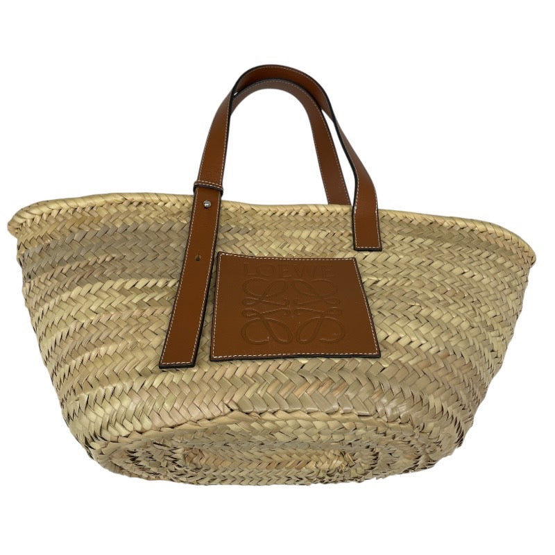 【LOEWE】ロエベ バスケットバッグ ラフィア トートバッグ レディース カゴバッグ アナグラム ハンド