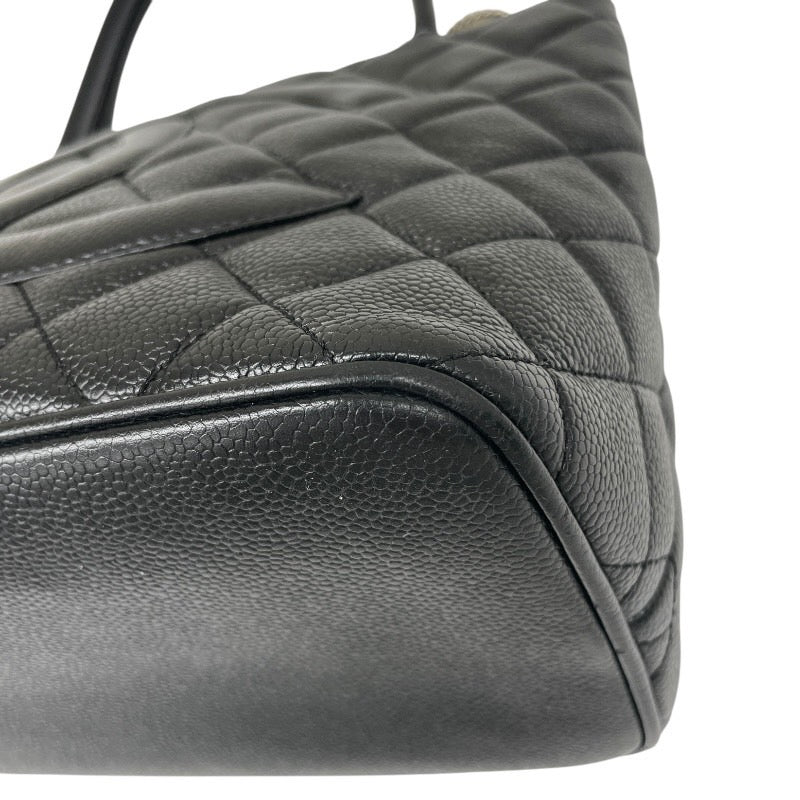 【CHANEL】シャネル 復刻トート A01804 トートバッグレディース キャビアスキン 黒 ブラック ココマーク