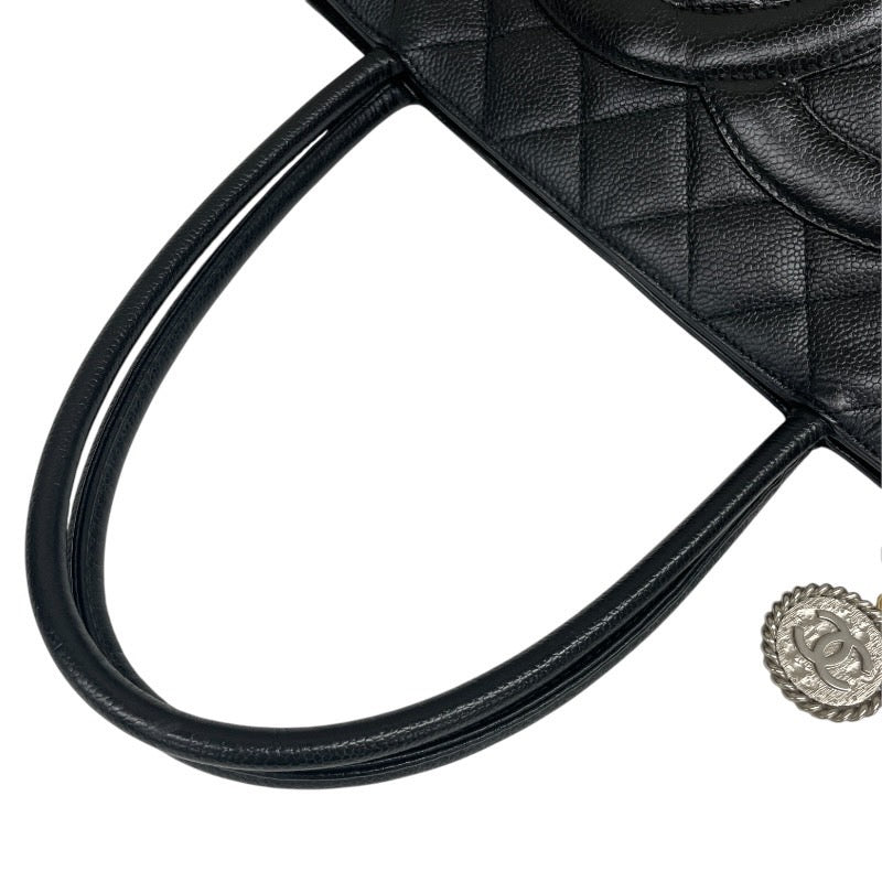 【CHANEL】シャネル 復刻トート A01804 トートバッグレディース キャビアスキン 黒 ブラック ココマーク