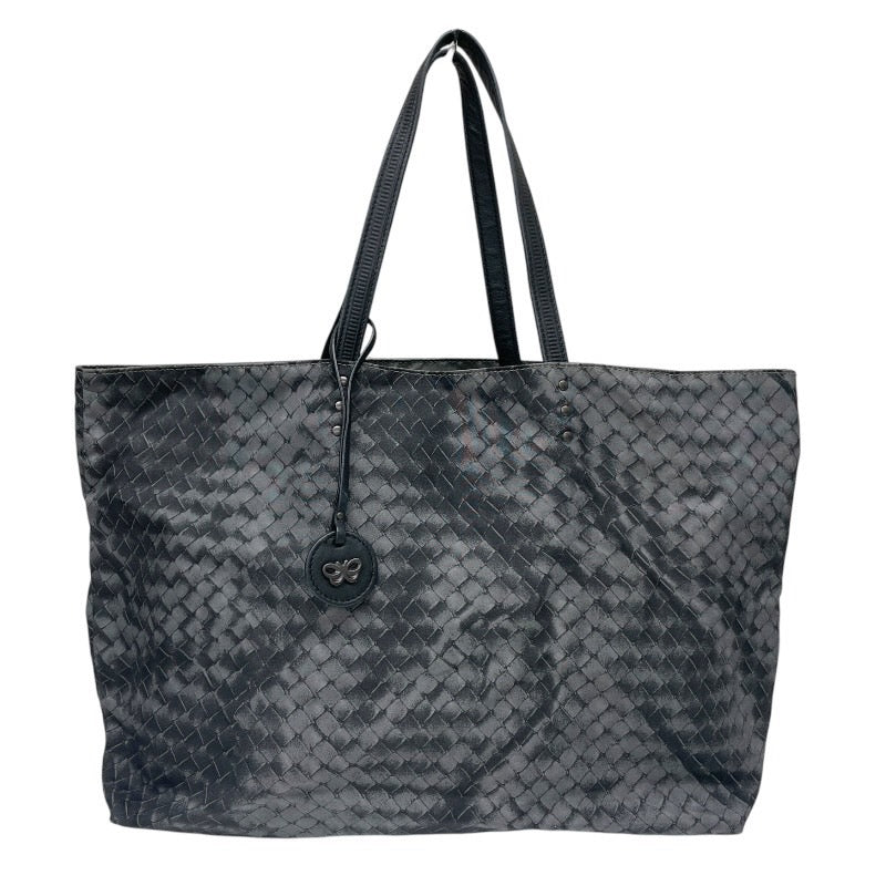 【BOTTEGAVENETA】ボッテガヴェネタ イントレッチオ リュージョン トートバッグ ナイロンレディース リバーシブル グレー