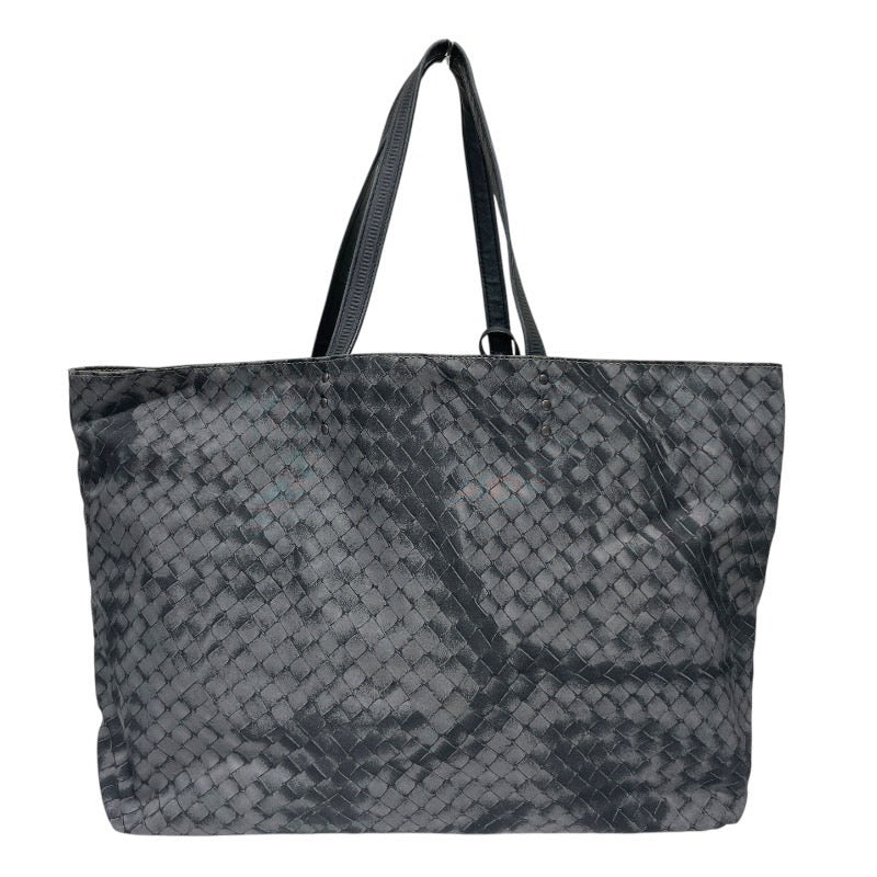 【BOTTEGAVENETA】ボッテガヴェネタ イントレッチオ リュージョン トートバッグ ナイロンレディース リバーシブル グレー