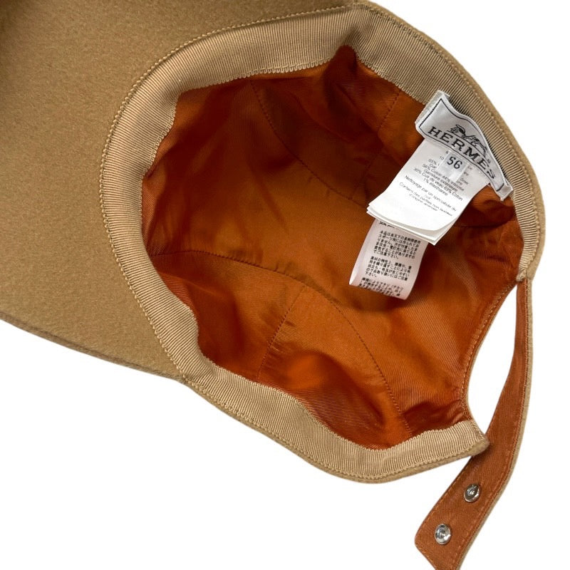 【HERMES】エルメス デイヴィス キャップ その他帽子 カシミヤ レディース キャスケット Hセリエ 国内正規品 サイズ56