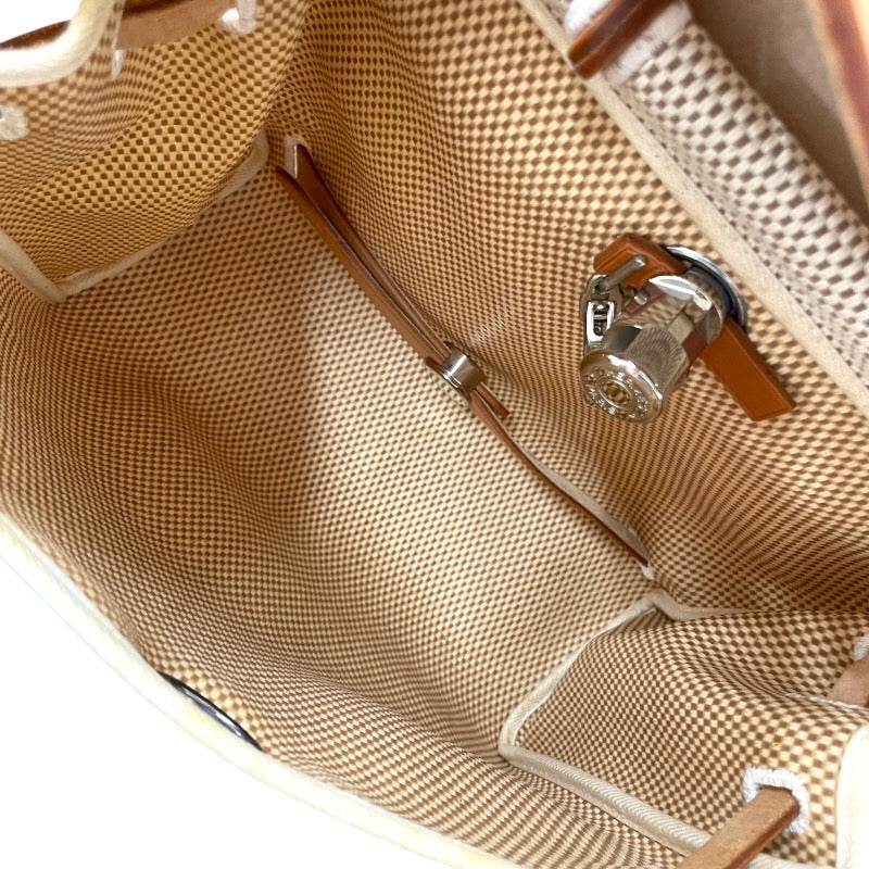 【HERMES】エルメス エールバッグ アドPM リュック・デイパック レディース □G刻印 トワル キャンバス レザー 替えバッグ付