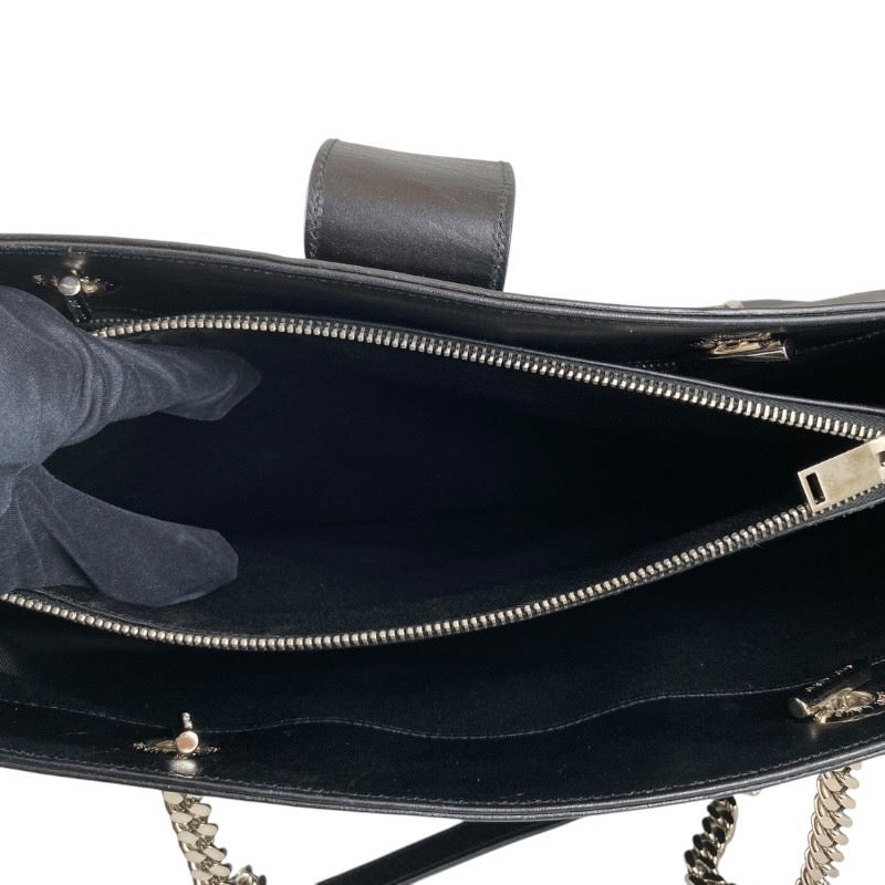 【SAINT LAURENT PARIS】サンローランパリ ケイト 342021 トートバッグ レザー レディース チェーンショルダー 黒 ブラック