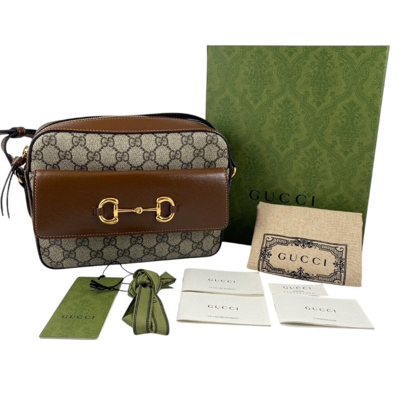 【GUCCI】グッチ ホースビット1955 645454 ショルダーバッグ レディース GGスプリーム