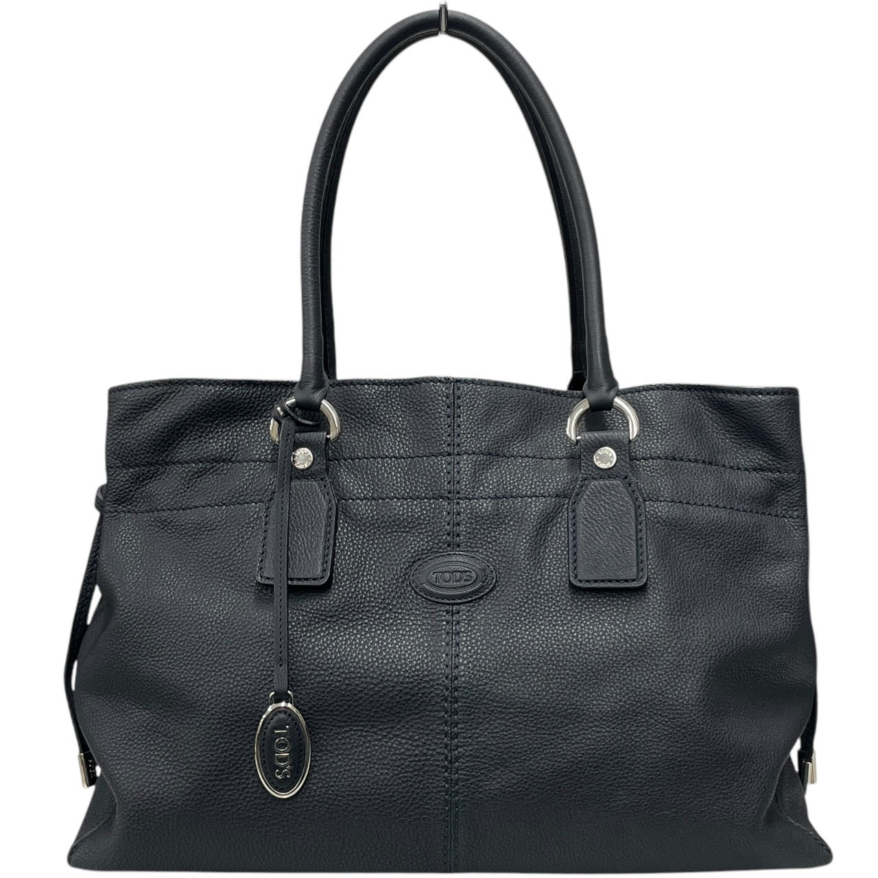 【TOD’S】トッズ D-Bag トートバッグ レザー レディース Dバッグ ショルダー ハンド 紺 ネイビー