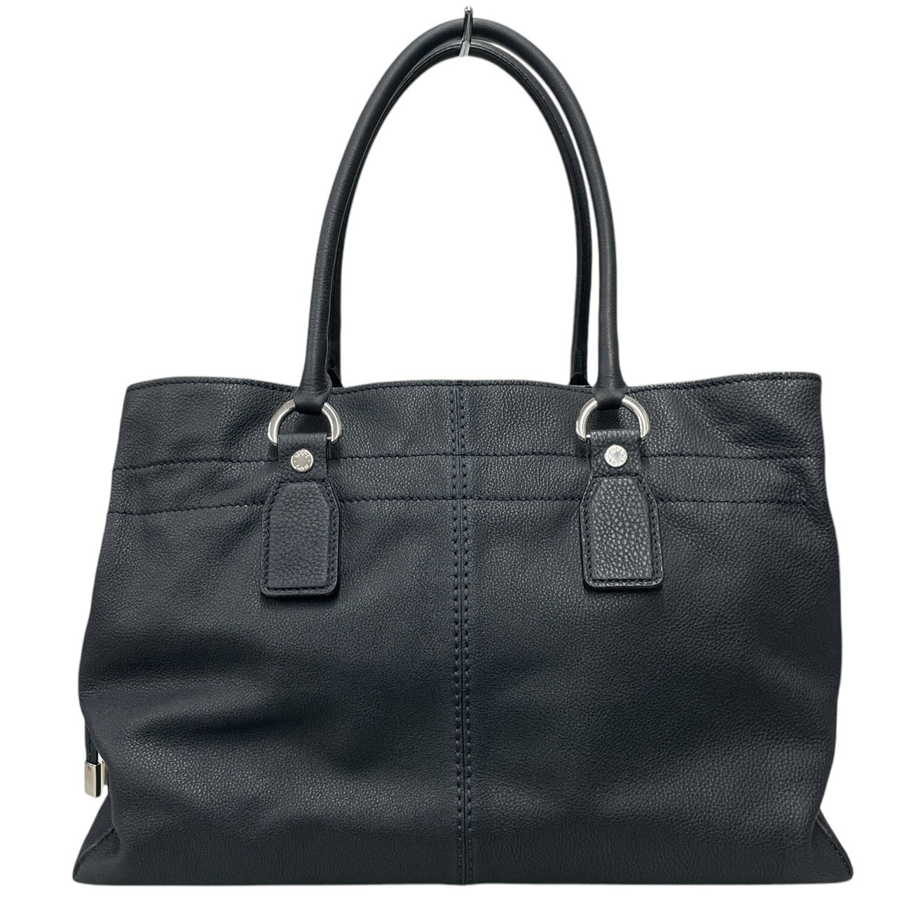 【TOD’S】トッズ D-Bag トートバッグ レザー レディース Dバッグ ショルダー ハンド 紺 ネイビー