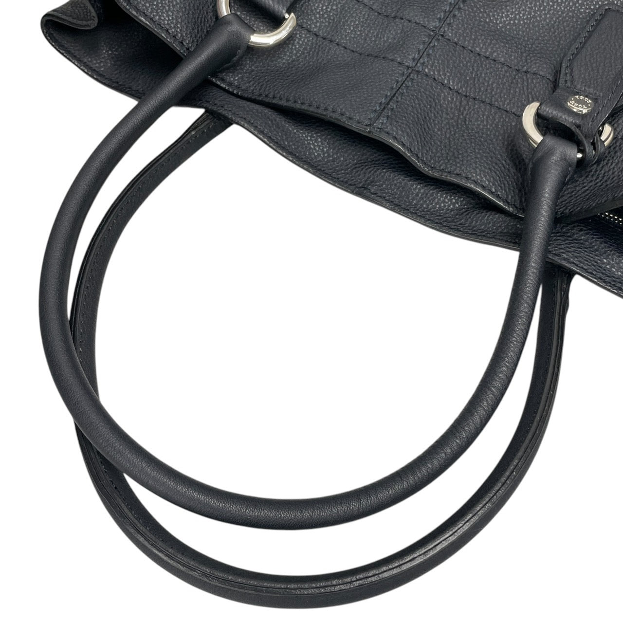【TOD’S】トッズ D-Bag トートバッグ レザー レディース Dバッグ ショルダー ハンド 紺 ネイビー