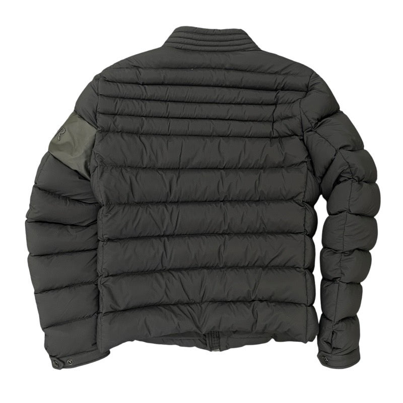 【MONCLER】モンクレール ARREE GIUBBOTTO ダウンジャケット ナイロン メンズ サイズ1 ライダース 黒 ブラック