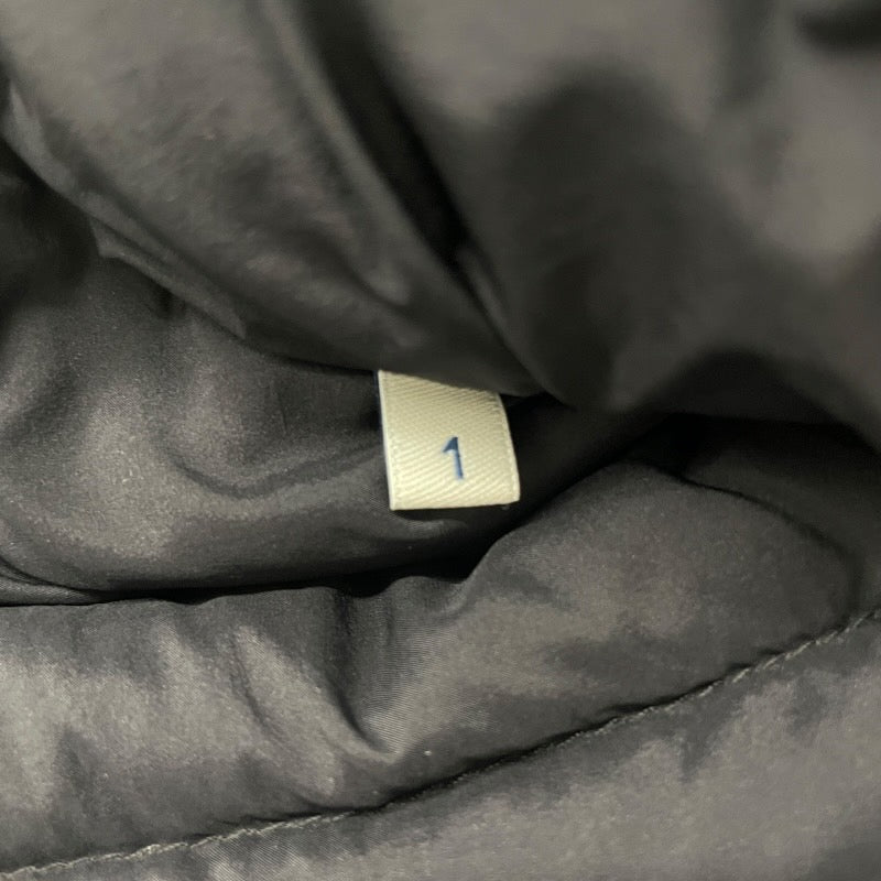 【MONCLER】モンクレール ARREE GIUBBOTTO ダウンジャケット ナイロン メンズ サイズ1 ライダース 黒 ブラック