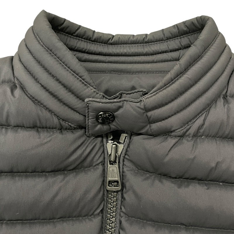 【MONCLER】モンクレール ARREE GIUBBOTTO ダウンジャケット ナイロン メンズ サイズ1 ライダース 黒 ブラック