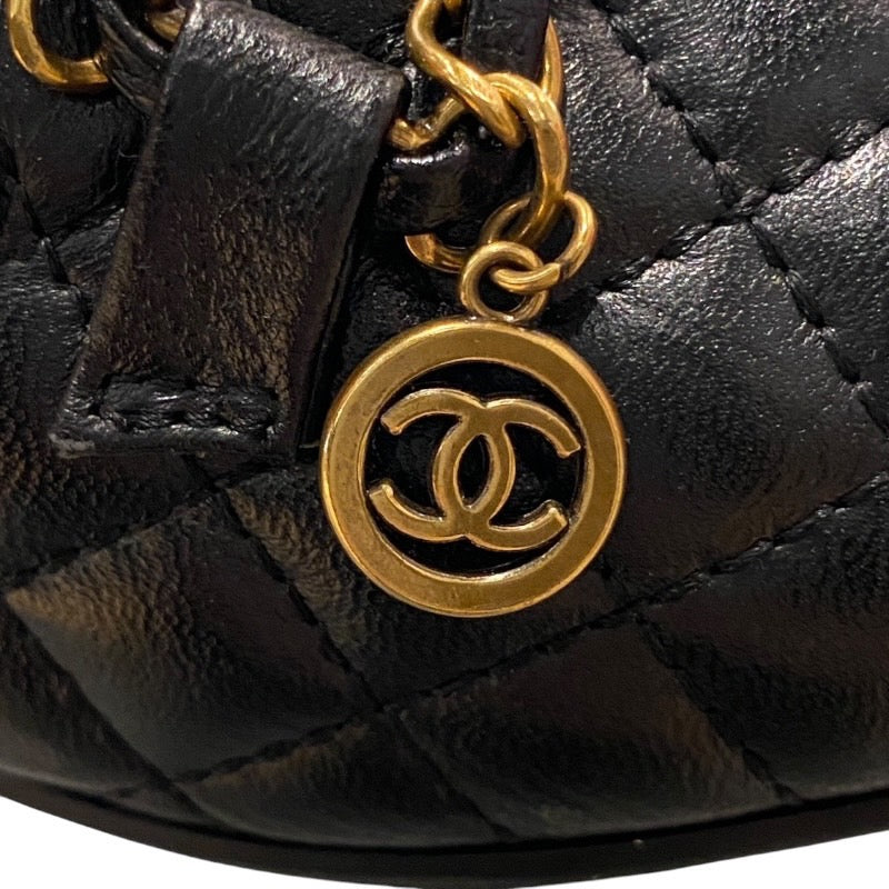 【CHANEL】シャネル フラットシューズ その他靴 ラムスキン レディース 37C マトラッセ ココマーク スリッポン パンプス