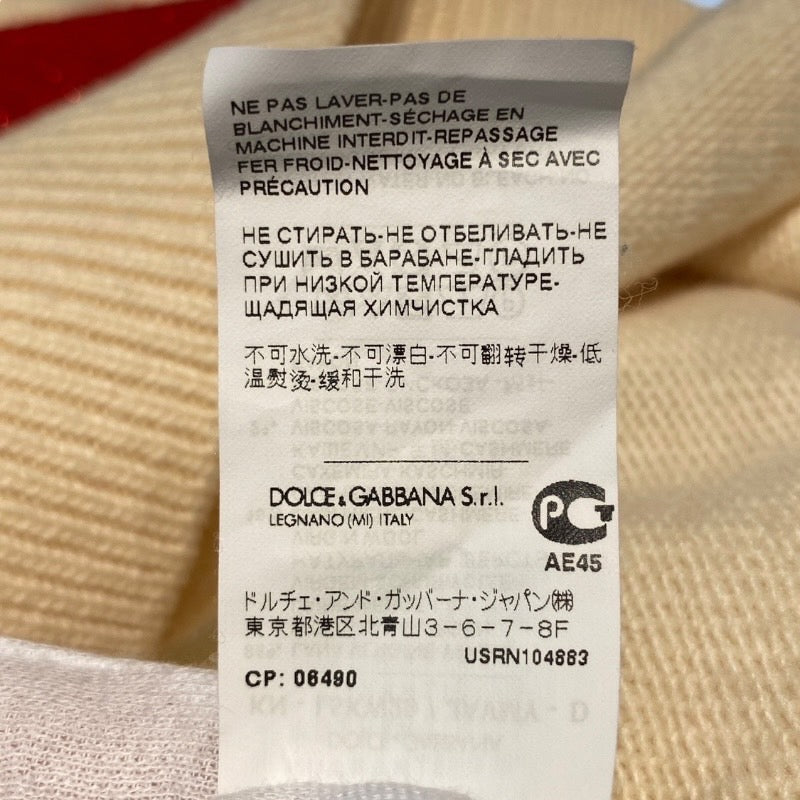 【DOLCE&GABBANA】ドルチェアンドガッバーナ ニット L5KW29 セーター キッズ サイズ11/12 ハート LOVE 子供