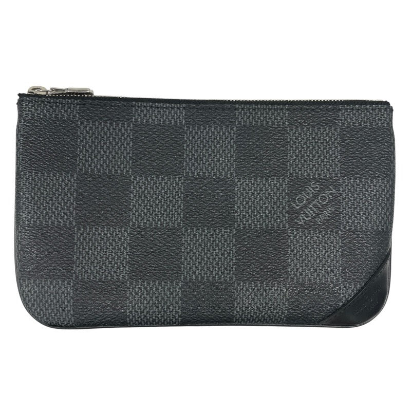 【LOUIS VUITTON】ルイ・ヴィトン トリオ メッセンジャー N50017 ショルダーバッグ メンズ ダミエ グラフィット 3D ポシェット ポーチ