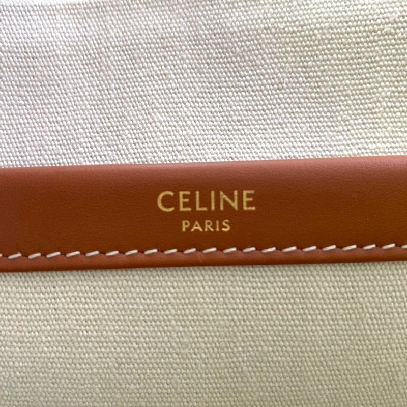 【CELINE】セリーヌ スモールカバ タイス 199162EZ6.01BC ハンドバッグ キャンバス レディース ハンドバッグ ショルダーバッグ 2way トリオンフ マカダム ベージュ/ブラウン