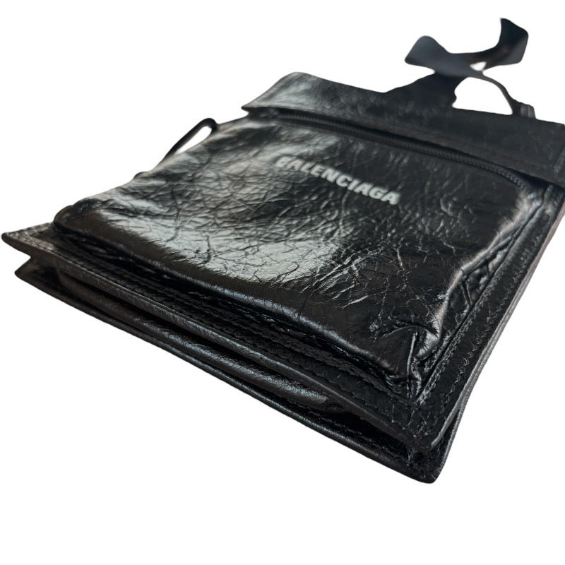 【中古】【BALENCIAGA】バレンシアガ トラップ付きスモールポーチ ショルダーバッグ 655982 1VG7X ラムスキンメンズ 2024春夏コレクション EXPLORER POUCH STRAP