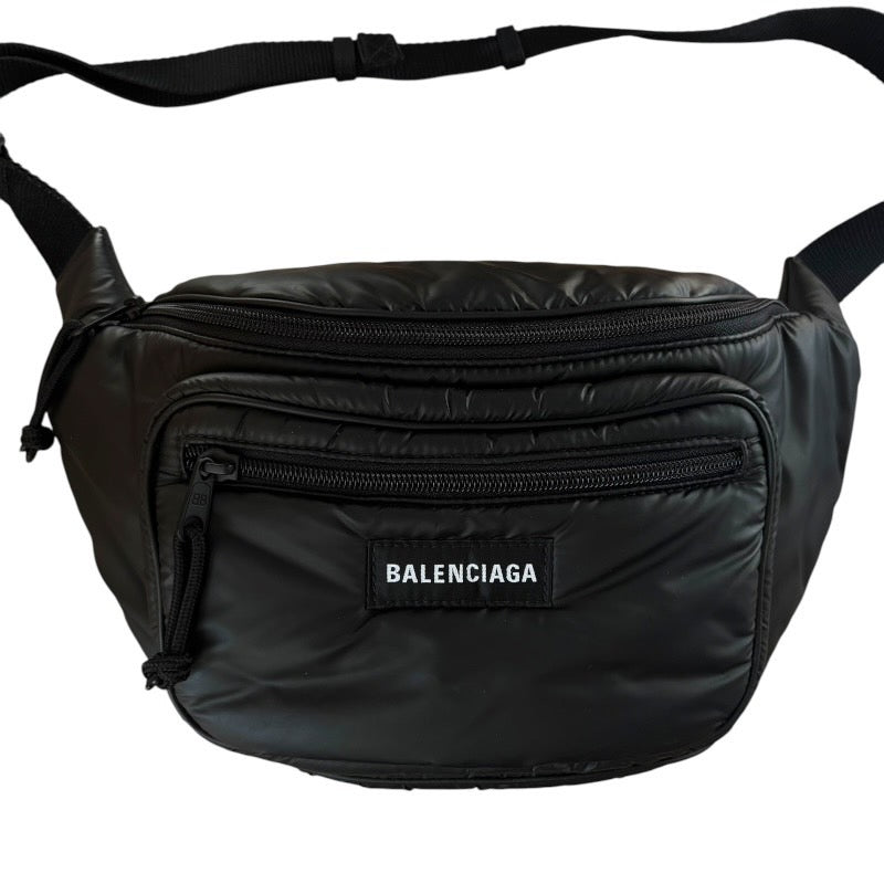 【BALENCIAGA】バレンシアガ エクスプローラー 482389 ウエストバッグ ナイロン メンズ ボディバッグ ウエストポーチ ブラック 黒