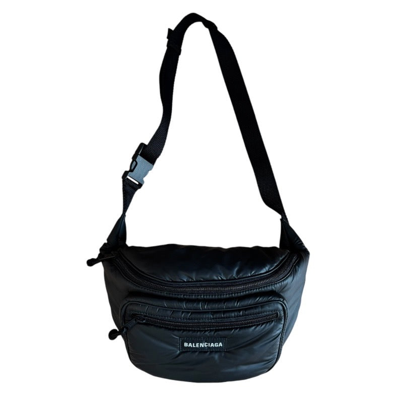 【BALENCIAGA】バレンシアガ エクスプローラー 482389 ウエストバッグ ナイロン メンズ ボディバッグ ウエストポーチ ブラック 黒