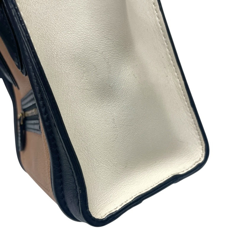 【CELINE】セリーヌ ラゲージ ナノ トリコロール ハンドバッグ レザー レディース 2WAY ショルダー