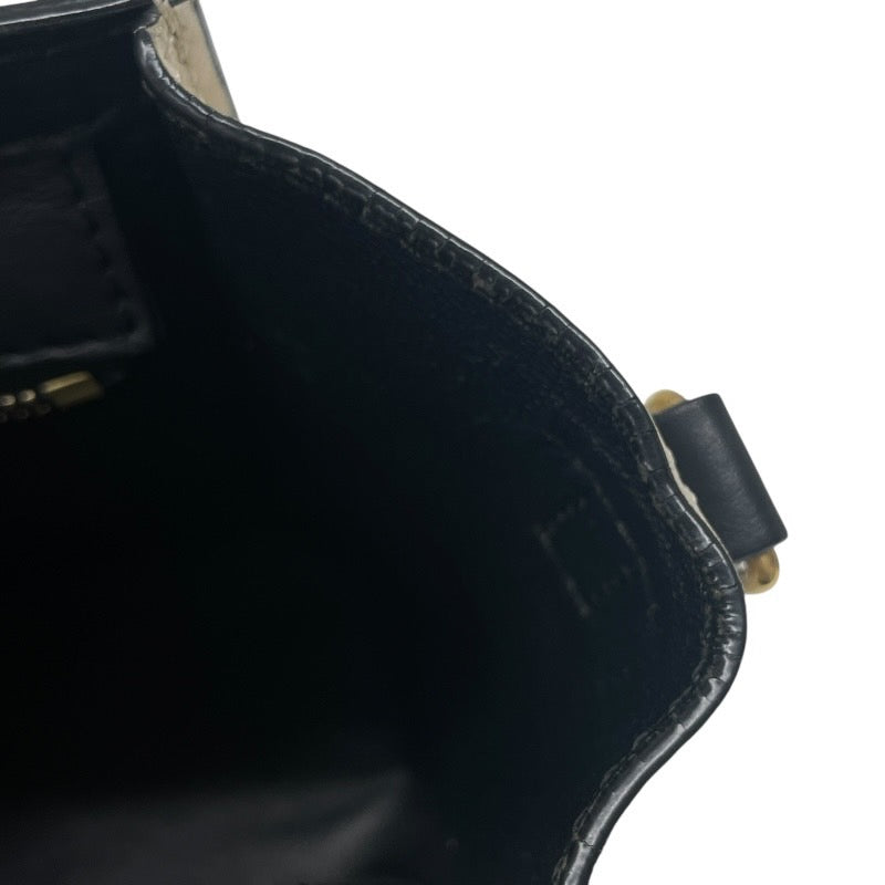 【CELINE】セリーヌ ラゲージ ナノ トリコロール ハンドバッグ レザー レディース 2WAY ショルダー