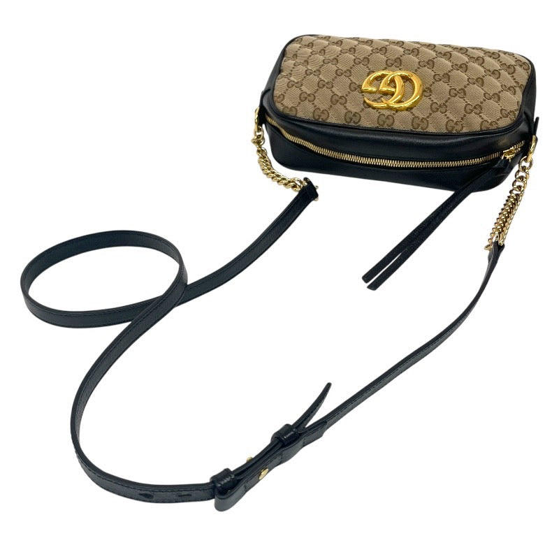 【GUCCI】グッチ GGマーモント 447632 ショルダーバッグ レディース ポシェット ポーチ チェーン