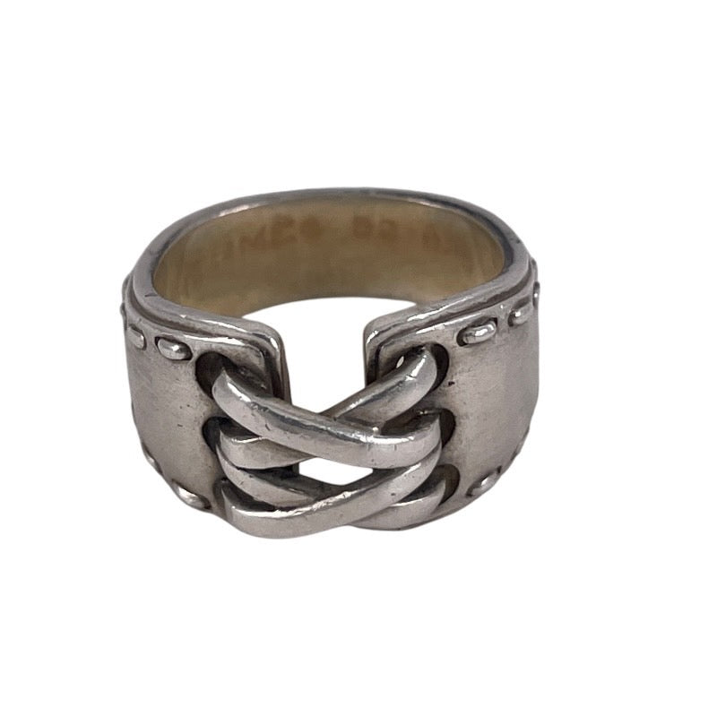 HERMES】エルメス メキシコ ダブル コルセット リング・指輪 シルバー  