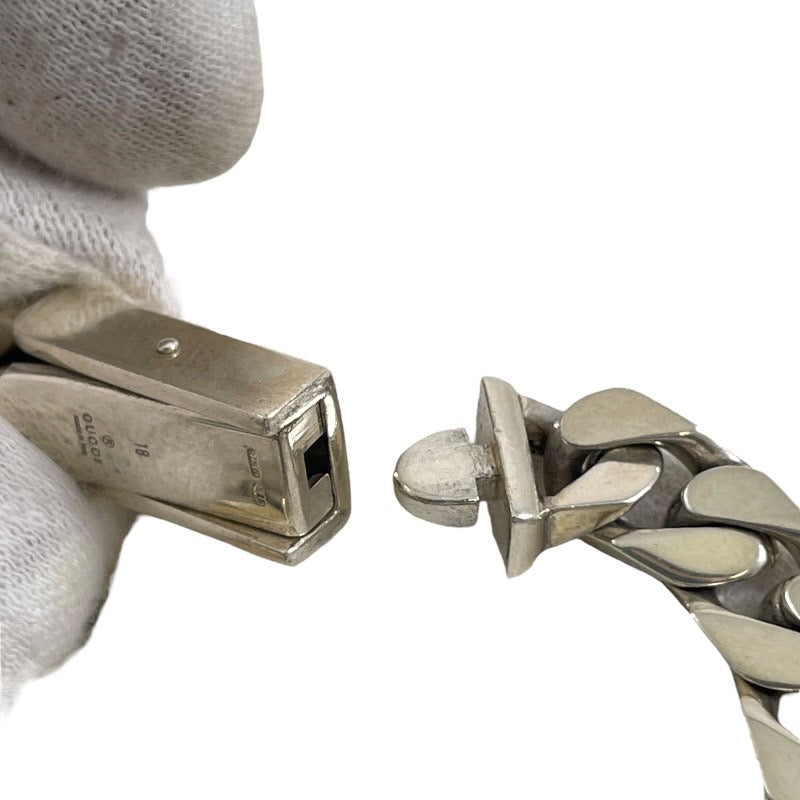 【GUCCI】グッチ 喜平 キヘイ ブレスレット シルバー925 メンズ 18号 レディース