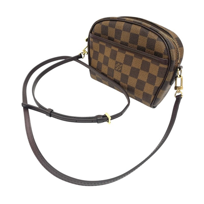 【LOUIS VUITTON】ルイ・ヴィトン ポシェット イパネマ N51296 ショルダーバッグ レディース ポーチ ミニ クロスボディ ダミエ エベヌ