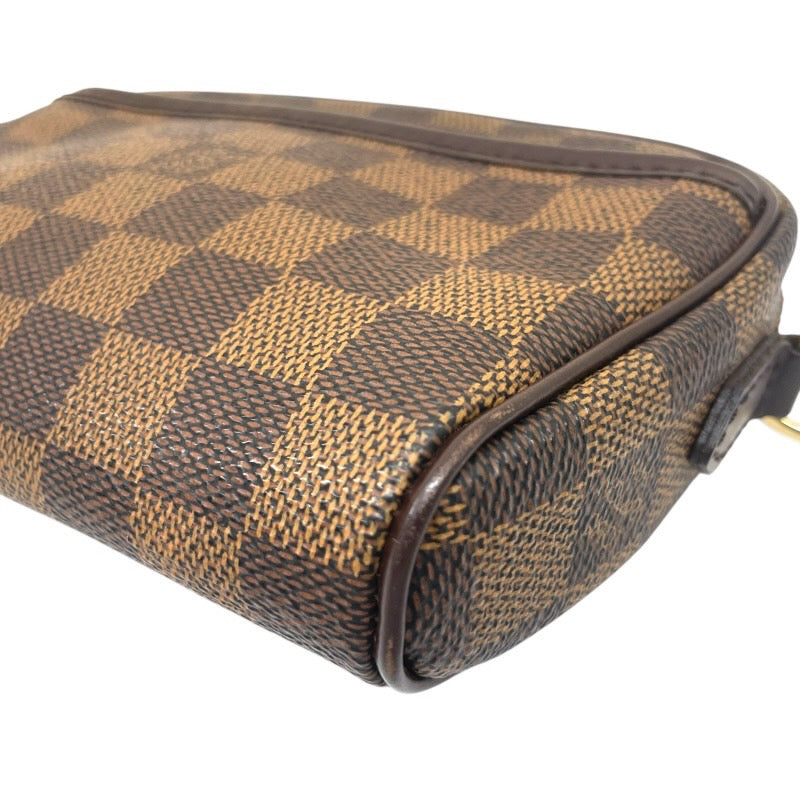 【LOUIS VUITTON】ルイ・ヴィトン ポシェット イパネマ N51296 ショルダーバッグ レディース ポーチ ミニ クロスボディ ダミエ エベヌ