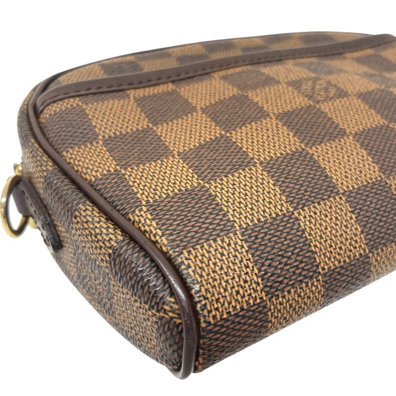 【LOUIS VUITTON】ルイ・ヴィトン ポシェット イパネマ N51296 ショルダーバッグ レディース ポーチ ミニ クロスボディ ダミエ エベヌ