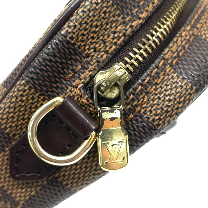 【LOUIS VUITTON】ルイ・ヴィトン ポシェット イパネマ N51296 ショルダーバッグ レディース ポーチ ミニ クロスボディ ダミエ エベヌ