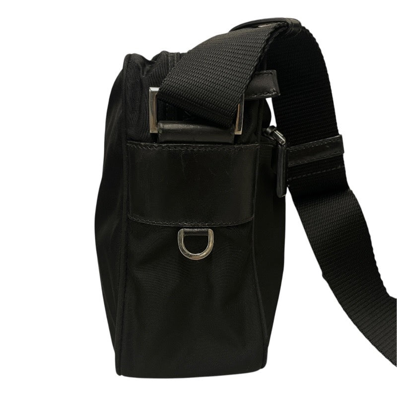 【PRADA】プラダ カメラバッグ BT0166 ショルダーバッグ メンズ 三角ロゴ プレート ナイロン テスート 黒 ブラック ポシェット クロスボディ