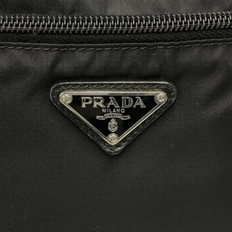 【PRADA】プラダ カメラバッグ BT0166 ショルダーバッグ メンズ 三角ロゴ プレート ナイロン テスート 黒 ブラック ポシェット クロスボディ
