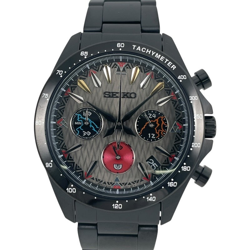 【SEIKO】セイコー モンスターハンター コラボ 20周年 8T63-03E0 腕時計 ステンレススチール メンズ クロノグラフ 2000本限定