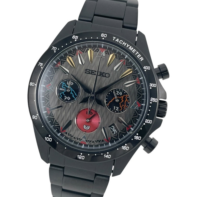 【SEIKO】セイコー モンスターハンター コラボ 20周年 8T63-03E0 腕時計 ステンレススチール メンズ クロノグラフ 2000本限定