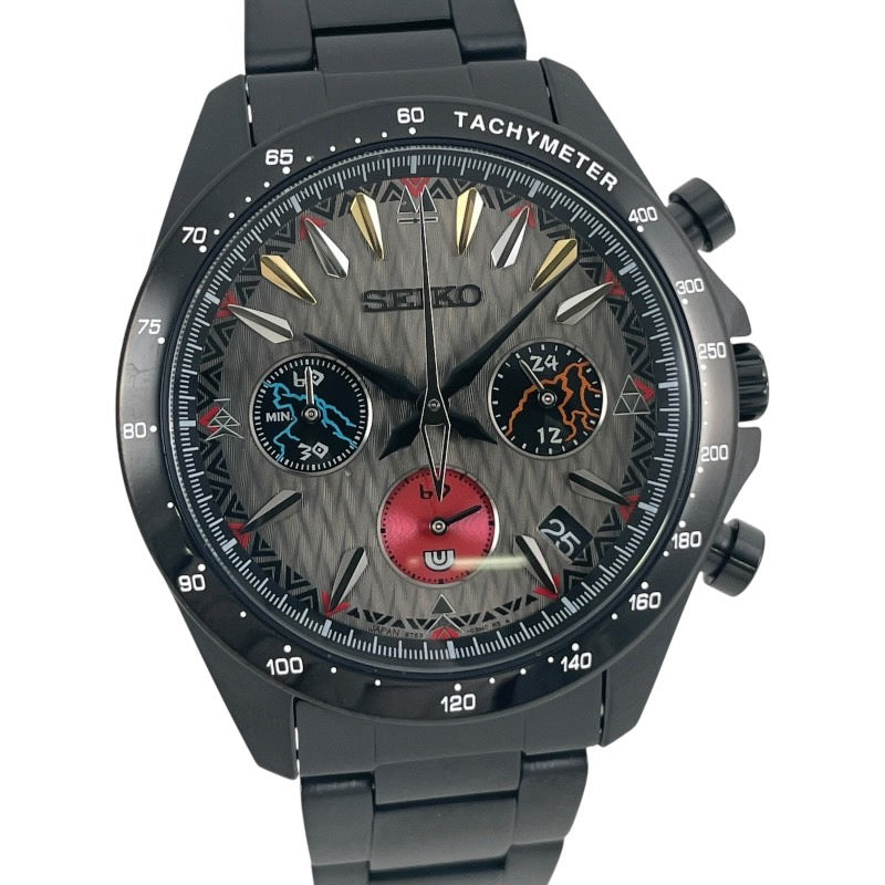 【SEIKO】セイコー モンスターハンター コラボ 20周年 8T63-03E0 腕時計 ステンレススチール メンズ クロノグラフ 2000本限定