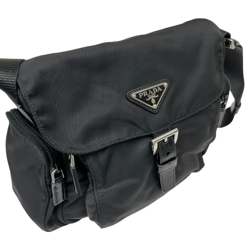 【PRADA】プラダ クロスボディ 三角プレート BT0501 ショルダーバッグ ナイロン レディース ブラック 黒 メンズ