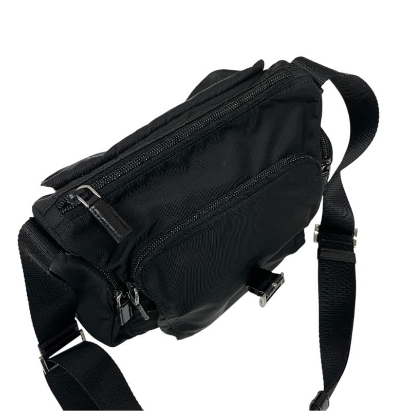 【PRADA】プラダ クロスボディ 三角プレート BT0501 ショルダーバッグ ナイロン レディース ブラック 黒 メンズ