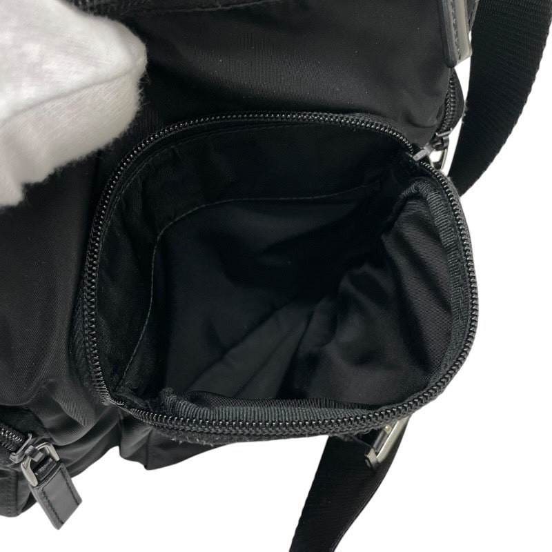 【PRADA】プラダ クロスボディ 三角プレート BT0501 ショルダーバッグ ナイロン レディース ブラック 黒 メンズ