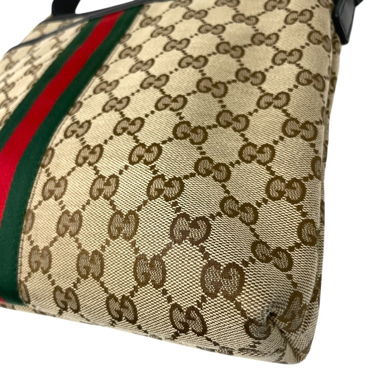 【GUCCI】グッチ シェリーライン 388926 ショルダーバッグ GGキャンバス レディース ベージュ 斜め掛け クロスボディ メンズ
