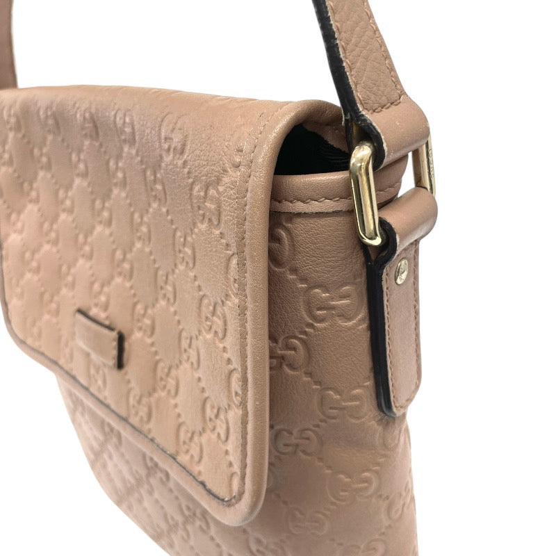 【GUCCI】グッチ グッチシマ 223666 ショルダーバッグ レザー レディース GG ベージュ クロスボディ 斜め掛け