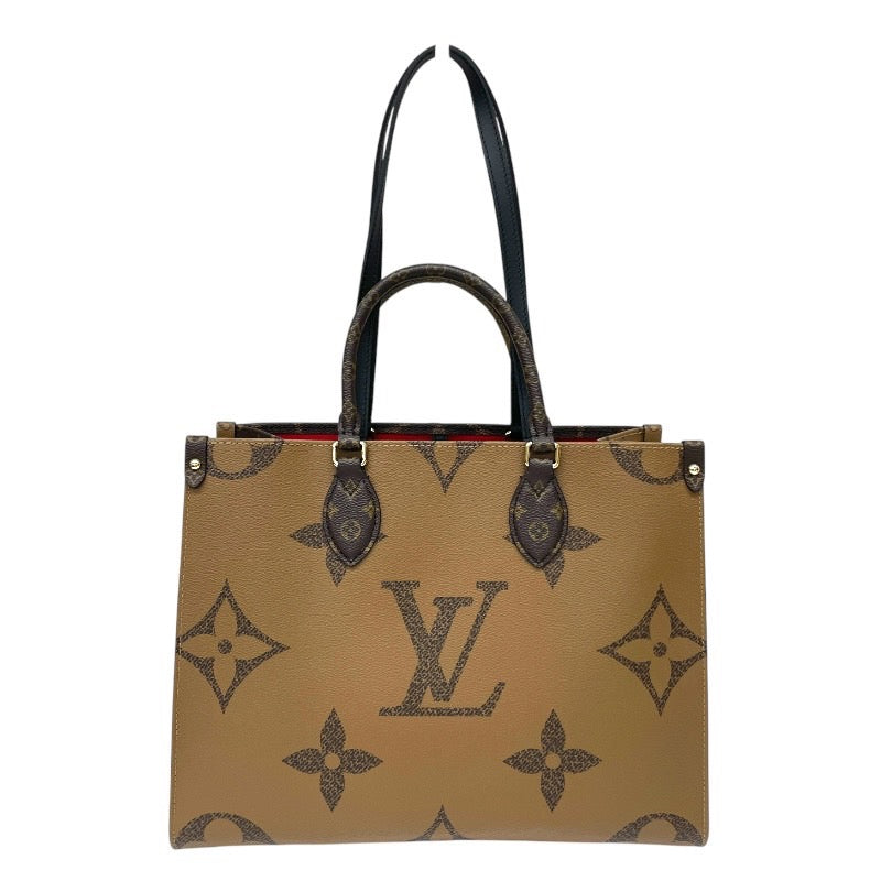 【LOUIS VUITTON】ルイ・ヴィトン オンザゴーMM M45321 ハンドバッグ レディース 2WAY モノグラム リバース ジャイアント