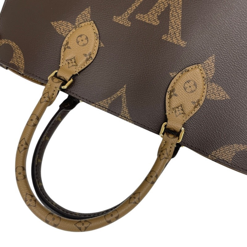 【LOUIS VUITTON】ルイ・ヴィトン オンザゴーMM M45321 ハンドバッグ レディース 2WAY モノグラム リバース ジャイアント