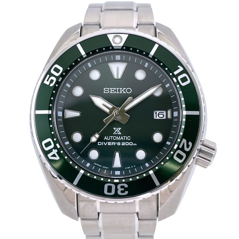 【SEIKO】セイコー プロスペックス ダイバーズ SBDC081 6R35-00A0 腕時計 ステンレススチール メンズ 200m グリーン 緑文字盤