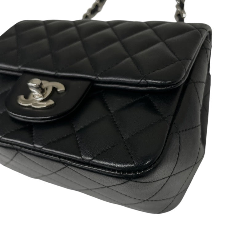 【CHANEL】シャネル ミニマトラッセ A35200 ショルダーバッグ ラムスキン レディース チェーンショルダー 黒 ブラック 24番