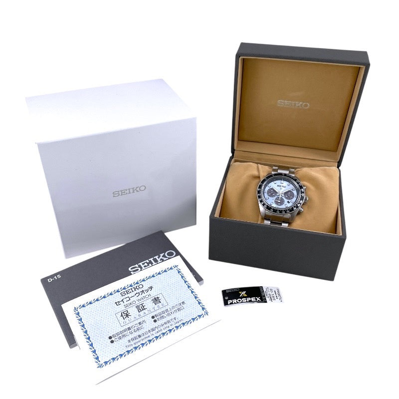 【SEIKO】セイコー プロスペックス SBDL109 V192-0AH0 腕時計 ステンレススチール レディース クロノグラフ アイスブルー ソーラー