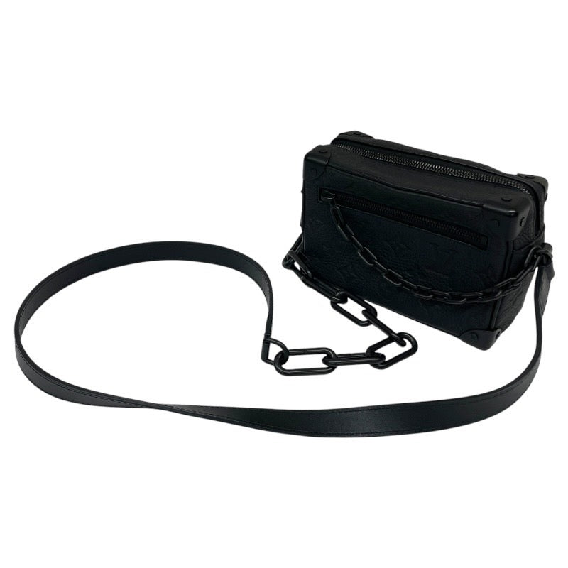 【LOUIS VUITTON】ルイ・ヴィトン ミニ ソフトトランク M55702 ショルダーバッグ レザー メンズ モノグラム トリヨン ノワール 黒 アンプラント