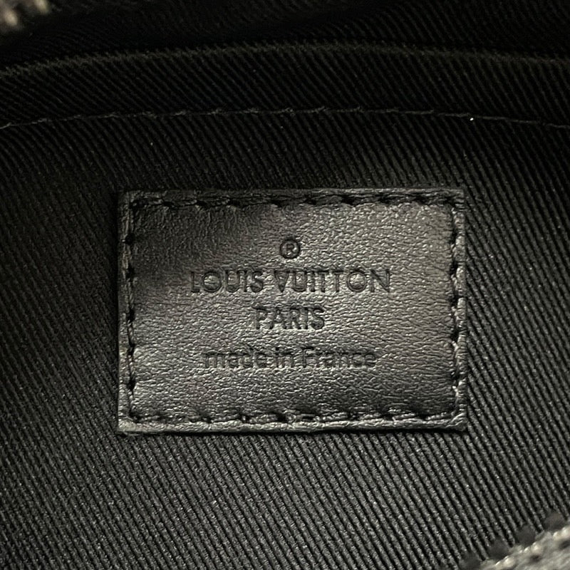 【LOUIS VUITTON】ルイ・ヴィトン ミニ ソフトトランク M55702 ショルダーバッグ レザー メンズ モノグラム トリヨン ノワール 黒 アンプラント