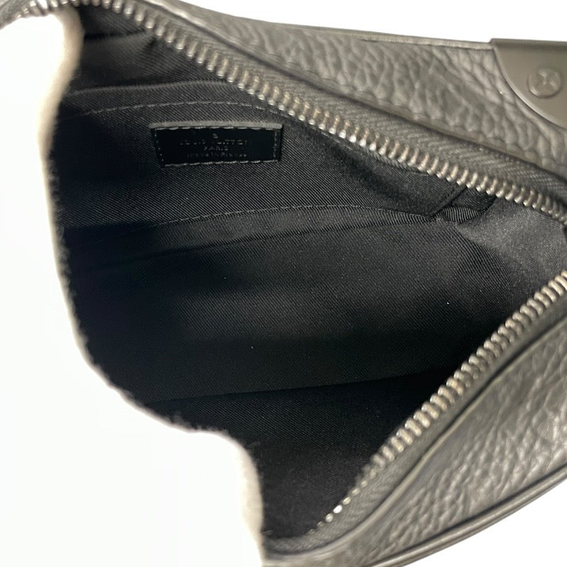 【LOUIS VUITTON】ルイ・ヴィトン ミニ ソフトトランク M55702 ショルダーバッグ レザー メンズ モノグラム トリヨン ノワール 黒 アンプラント